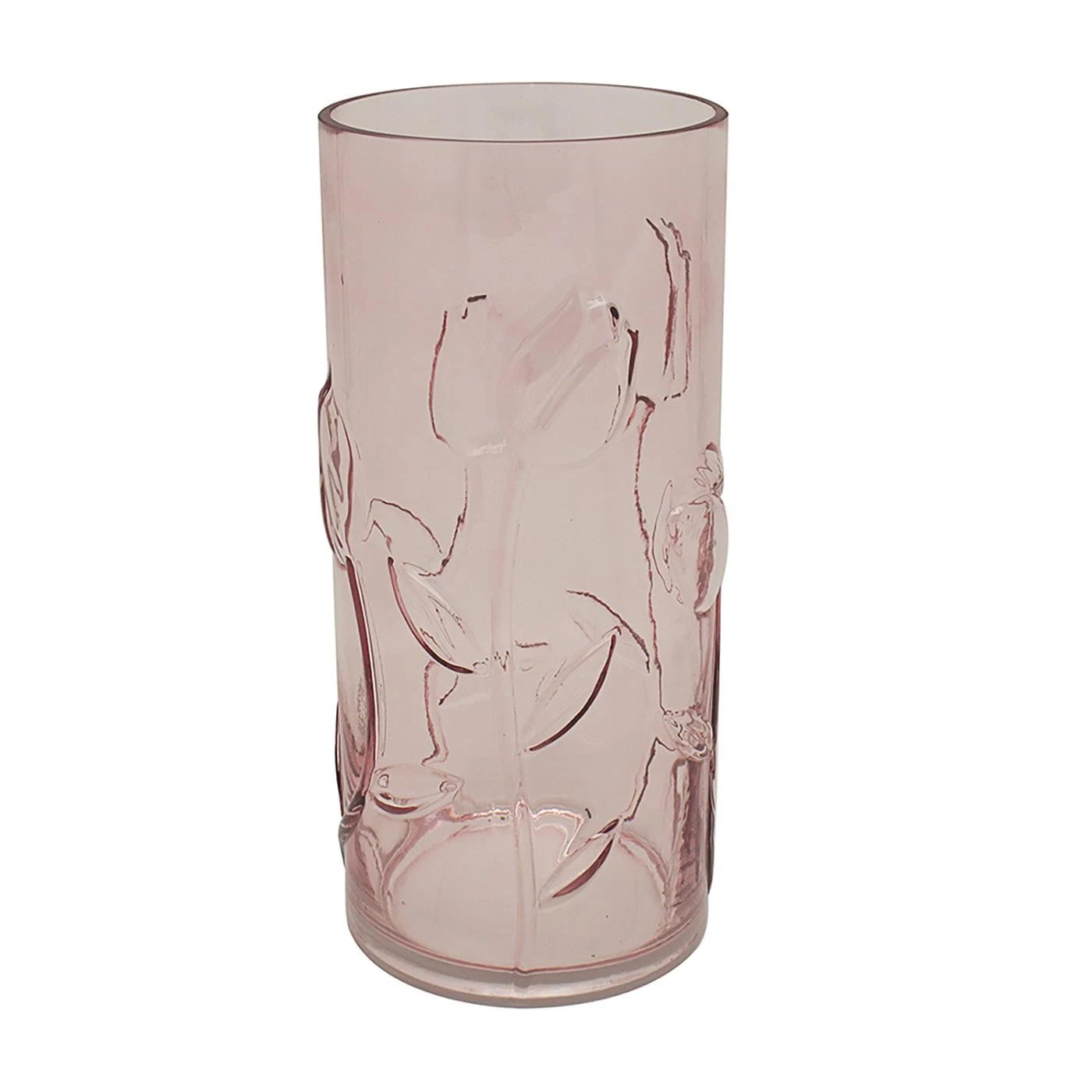 Leonardo Collection Bright Glass Vase Tulip Straight Large