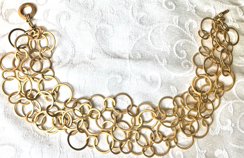 Vintage Layered Bib Statement Necklace - Dolce & Gabbana? - Picture 10 of 13