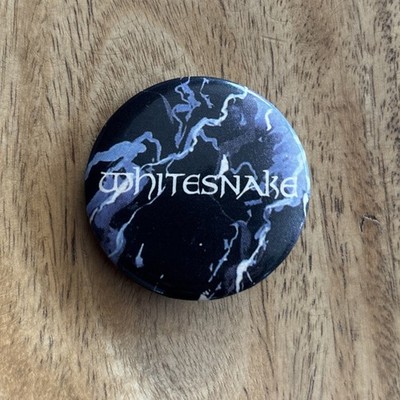 Whitesnake Vintage Pin 1980 s Hair Metal Rock Glam Funky Ent inc 1 1/2 Inch