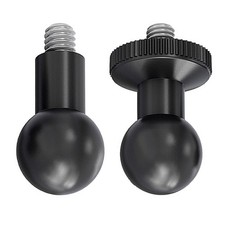 4PCS 17mm Ball Head Camera Adapters Featuring 1/4 Inch Screw for Photography