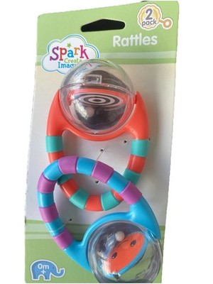 Spark Create Imagine 2pack Rattles 0m+ Encourage Sensory Development