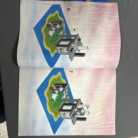 LEGO Forbidden Island 6270 Pirates Complete Set lid & Instructions Vintage 1989