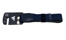 Adidas Three Stripes Tour Golf Reversible Webbing Belt CONAVY / GREFOU NEW