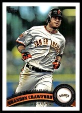Brandon Crawford 2011 Topps Update #US136 Giants MLB READ FREE SHIP AutographDen