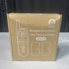 MimofPet Black Remote Dog Training Collar, Vi...