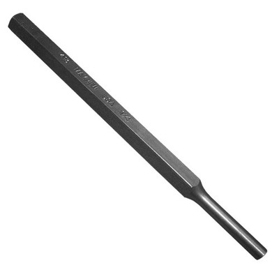 Mayhew Tools 71005 SAE Pin Punch, 1/4 x x 1.25'' Pin, Shot Blast Finish