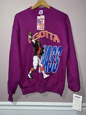 VINTAGE DEADSTOCK 1990's AND 1 STYLE FOOTBALL CREWNECK SWEATSHIRT JERZEES medium