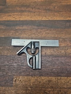 K723 Vintage Starrett 4 Inch Combination Square