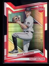 2022 Panini Elite Extra Edition #117 Troy Melton Prime Numbers B Die Cut #/146