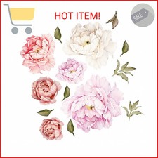 Nother Peonies Wall Decals Peony Floral Wall Decal Rose Bouquet Flowers Peel and