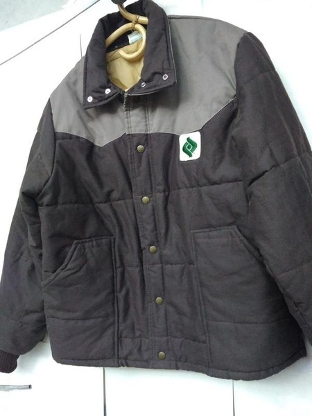 Men American Vintage Jacket Peach Polyester 38 / M