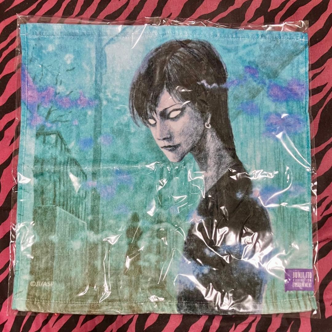 Toalla de mano Ito Junji Exhibition Four Crossroads Boy 35x35 cm sin abrir