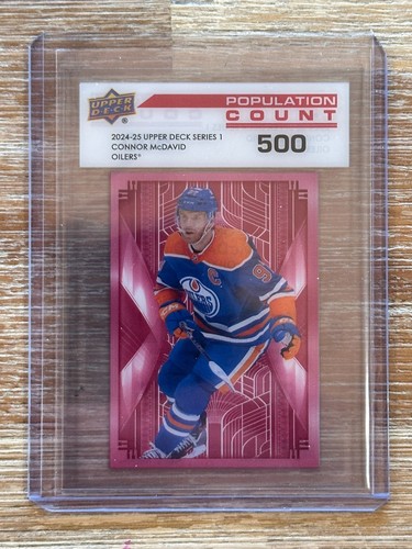 CONNOR MCDAVID 2024-25 Upper Deck Series One PC-25 POPULATION COUNT 500