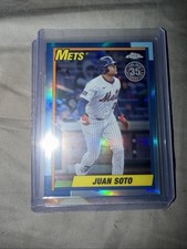 Topps 2025 Chrome Update 1990 Baseball Insert Juan Soto Mets #90CU-4