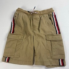 tommy hilfiger boys size 7 pull on Khaki Cargo Shorts