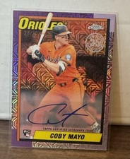2025 Topps Update - Coby Mayo Orange 1990 Auto U90C-51 #24/25 Color Match! 🔥
