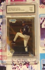 2010 Bowman Chrome Prospects Simon Castro #BCP48 (RC) Graded Gem 10 Rookie Card . rookie card picture