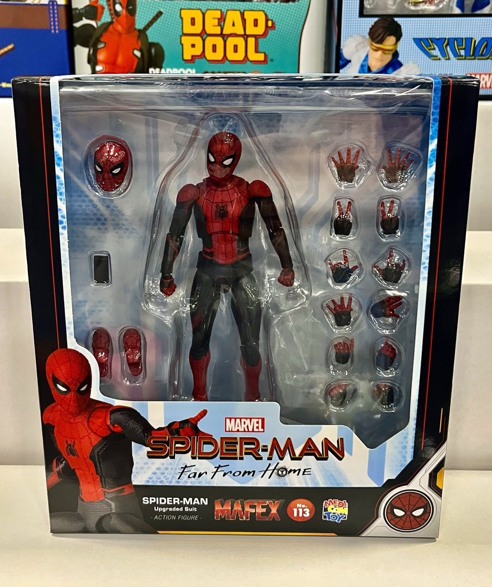 Medicom Toy Mafex- Spider-Man: Far From Home- SPIDER-MAN (Upgraded