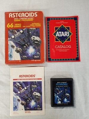 Asteroids Atari 2600 Complete In Box  CIB Tested (B007)