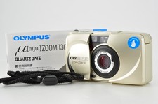 OLYMPUS mju ZOOM 130 35mm Film camera Near Mint Tested Working sam8158