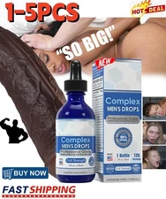 1-5x Complex Men's Drops 30ml Professional Grade Formulated For Fastest Results