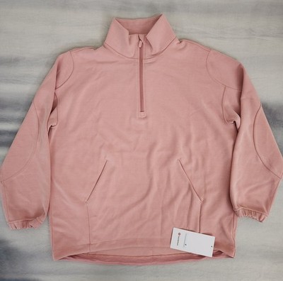 Lululemon Softstreme Half-Zip Long Tea Rose Women