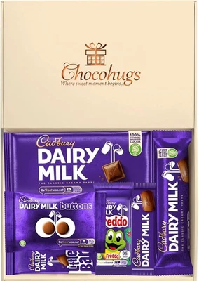 Chocohugs Chocolate Gift Hamper Box | Filled with Assortment of Dairy Milk...