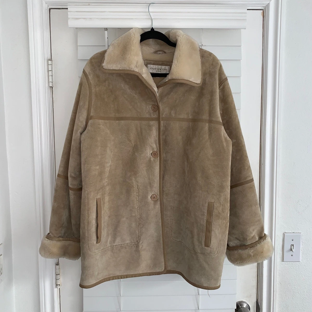 Jones New York Suede Outer Shell Coats, Jackets & Vests for Women