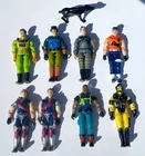 (G56) HASBRO 1990'S ARAH GIJOE ACTION FIGURE 9PC LOT, COOL!!!