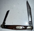 Buck 375 Deuce Folding Pocket Knife Wood Handle 2-Blade — photo 2