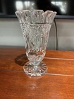 *VINTAGE* Waterford Society Crystal PENROSE 1995 Footed Vase 8 3/8" Made IRELAND