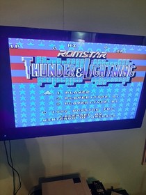 THUNDER & LIGHTNING for Nintendo NES - Very nice label, tested & works well!