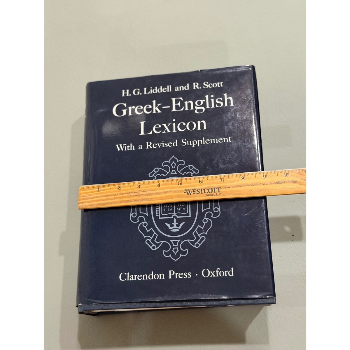 Greek-English Lexicon Liddell Scott Jones 9th Ed 1996 Hardcover | eBay