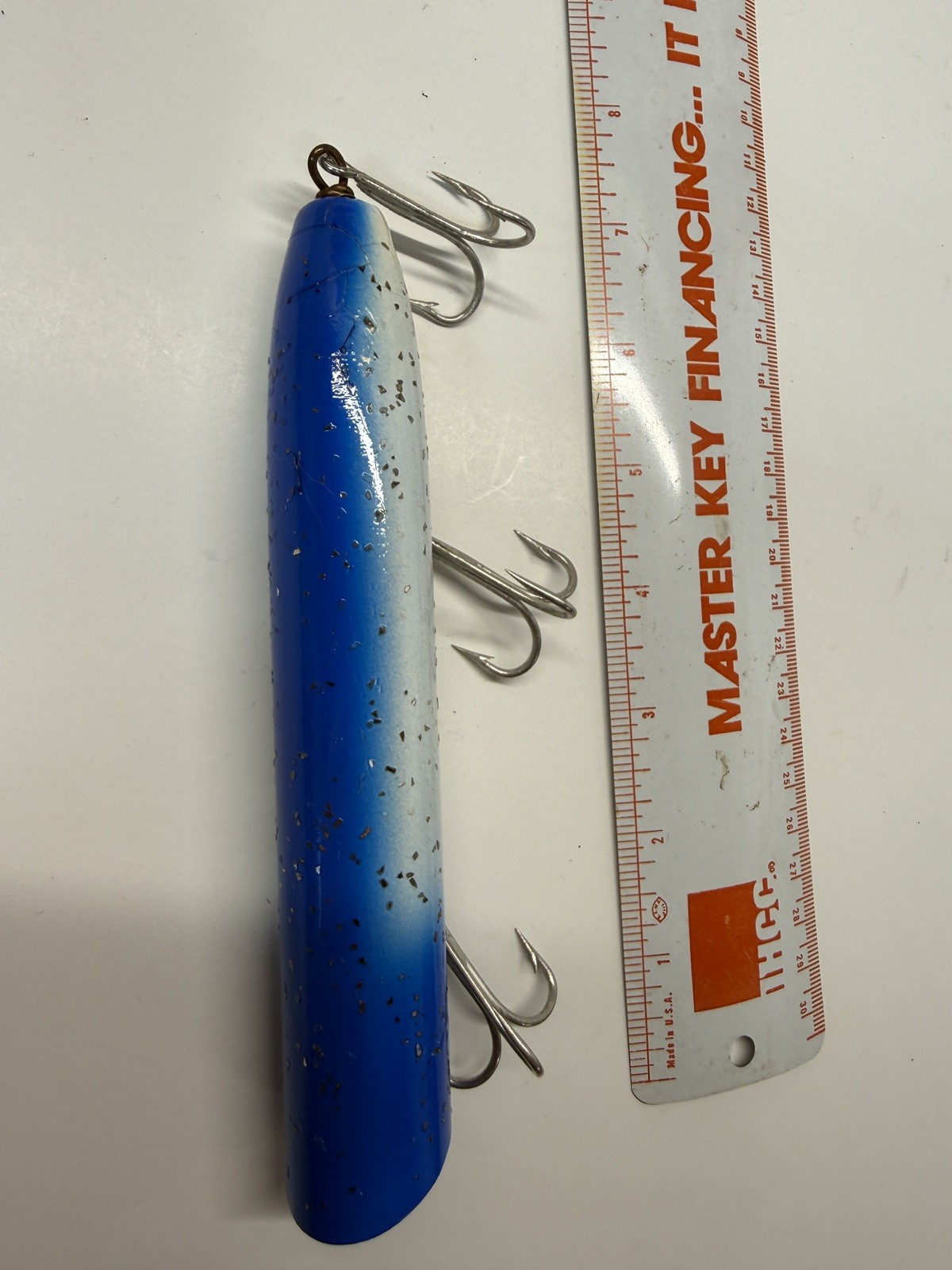 Gibbs? Lot of 3 Custom Plugs Wood Surf Fishing Lure Striped Bass Saltwater  - Image 8