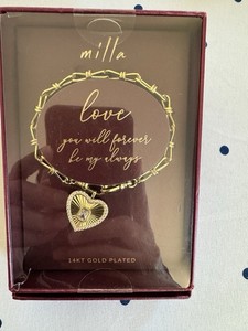 Authentic Milla 14kt Gold Plated Bracelet