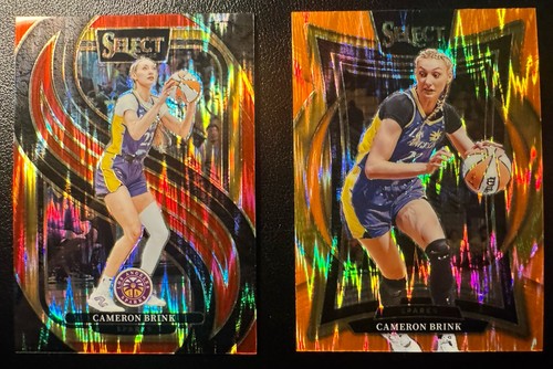 2025 Panini Select WNBA - Cameron Brink Premier Level #120 Red Flash Prizm /349
