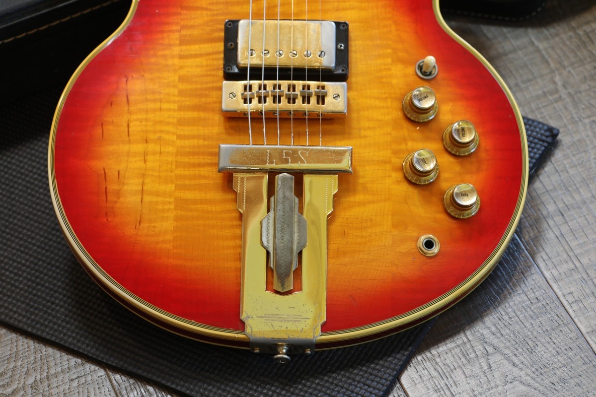 1976 Gibson L5-S Solid Body Electric Guitar Cherry Sunburst + OHSC