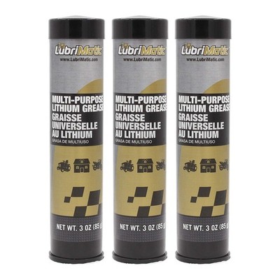 LubriMatic 11312 Multi-Purpose Grease - 3 Pack of 3 oz. Cartidges Fast Ship