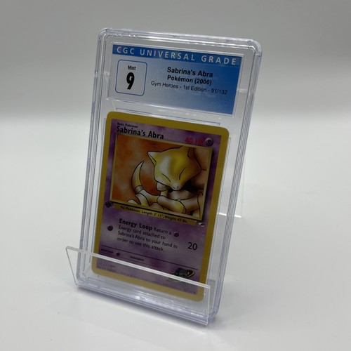 Sabrina's Abra (1st Edition) graded CGC 9 for sale on eBay