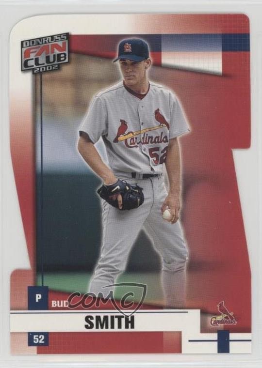 2002 Donruss Fan Club Die-Cut Bud Smith #173 3a3
