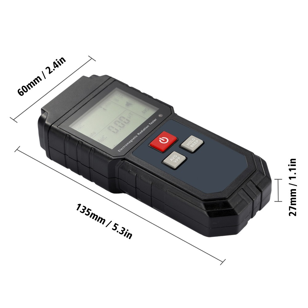 Portable Handheld Digital LCD Electromagnetic Radiation Tester Electric Field^