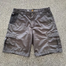 Carhartt Cargo Shorts Men’s 36 Force Extremes Relaxed Fit 9” Rugged Gray 101973