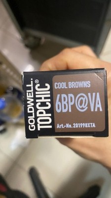 6BP@VA pearly couture @ violet ash goldwell topchic permanent hair color 60ml