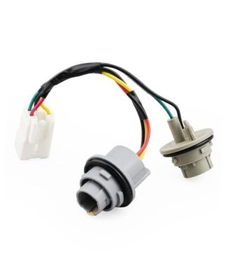 Socket & Wire Outer Tail Lamp Harness Compatible with Kia Forte without bulbs