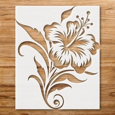Tropical Floral Designs Home Decor Reusable Stencil - StencilAir