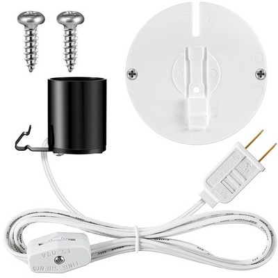 1 Set Blow Mold Light Kit Replacement, E27 E26 Single Light Cord Kit with Swi...