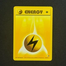 Lightning Energy 130/132 Gym Heroes 1st Edition Regular Pokemon TCG