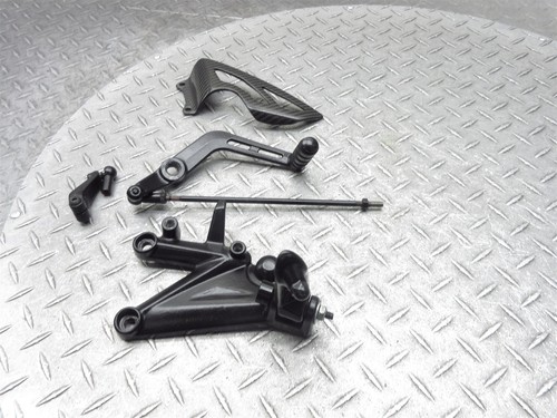 2007 06-08 Triumph Daytona 675 OEM Left Front Peg Bracket Shift Pedal