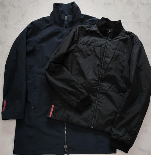 Bundle Prada Sports jackets Gore-tex Nylon Red Label Both size medium Archive