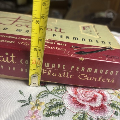 1960’s Hair Permanent Cold Wave Set Salon Advertising Box + Accessories NOS - Picture 14 of 14